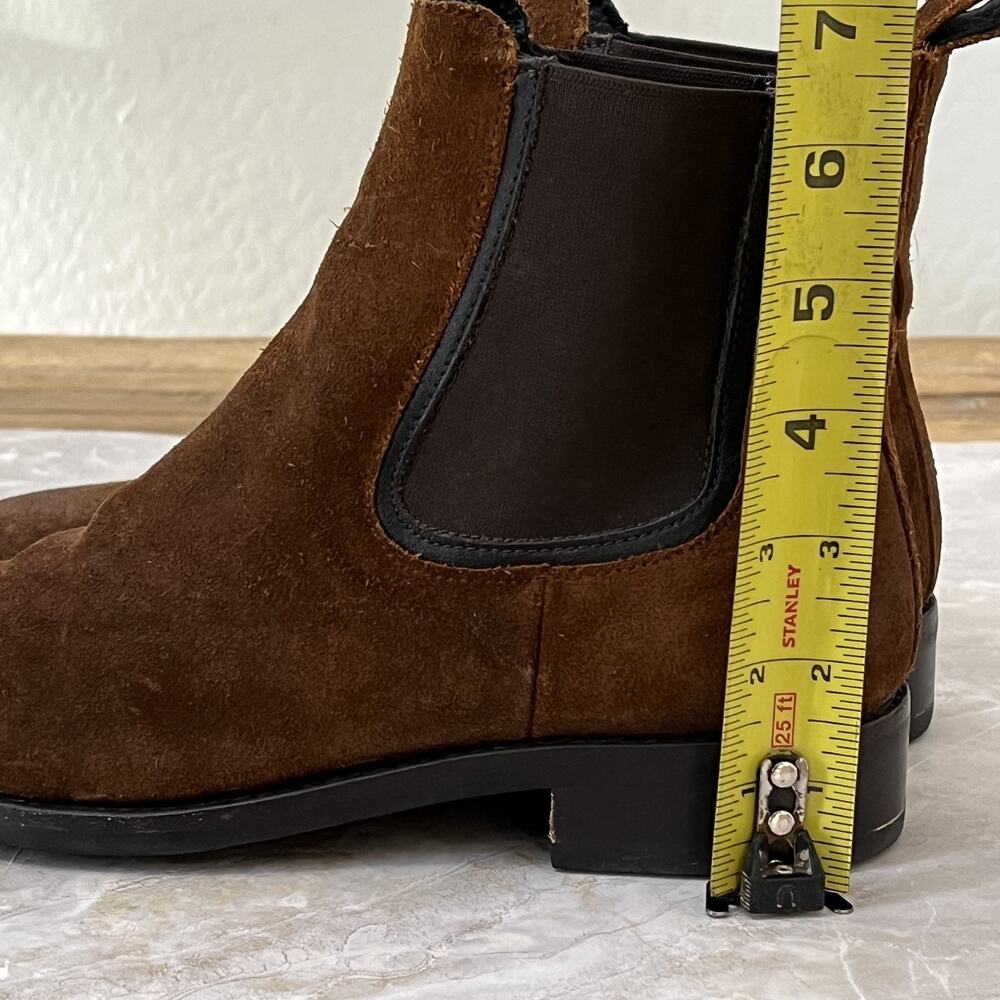 Thursday Boot Co. Cavalier Chelsea Ankle Boot Womens 8.5 Chestnut Brown Suede - Picture 12 of 14